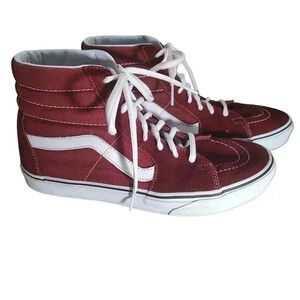 Vans SK8-Hi Skate Unisex Red Shoes